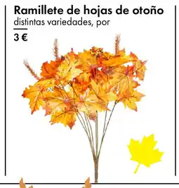 TEDi Ramillete de hojas de otoño oferta