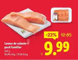 Lidl Lomos de salmón pack familiar oferta