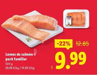 Lidl Lomos de salmón pack familiar oferta