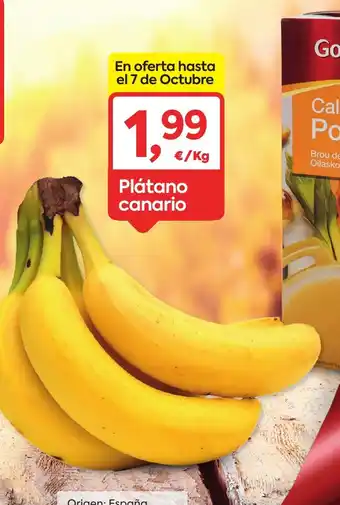 Suma Supermercados Plátano canario oferta