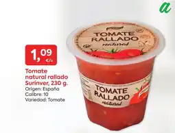 Suma Supermercados SURINVER Tomate natural rallado oferta