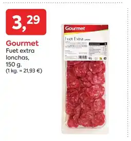 Suma Supermercados GOURME Fuet extra lonchas oferta