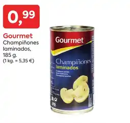 Suma Supermercados GOURMET Champiñones laminados oferta
