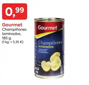 Suma Supermercados GOURMET Champiñones laminados oferta