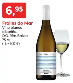 Suma Supermercados FRAILES DO MAR Vino blanco albariño, D.O. Rías Baixas oferta