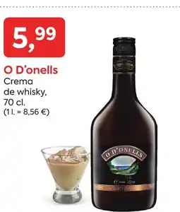 Suma Supermercados O D'ONELLS Crema de whisky oferta