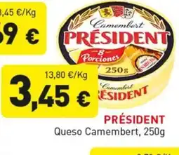Hiperber PRÉSIDENT Queso Camembert oferta