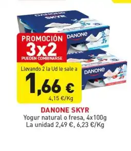 Hiperber DANONE SKYR Yogur natural o fresa oferta