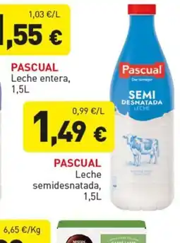 Hiperber PASCUAL Leche entera oferta