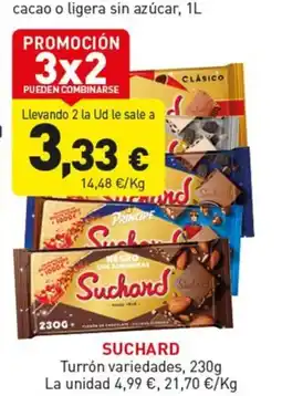Hiperber SUCHARD Turrón variedades oferta