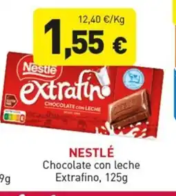 Hiperber NESTLÉ Chocolate con leche Extrafino oferta