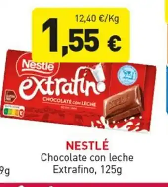 Hiperber NESTLÉ Chocolate con leche Extrafino oferta