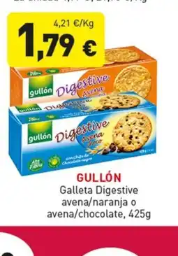 Hiperber GULLÓN Galleta Digestive avena/naranja o avena/chocolate oferta