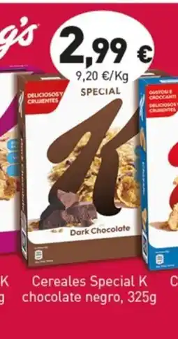 Hiperber Cereales Special K chocolate negro oferta