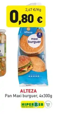 Hiperber ALTEZA Pan Maxi burguer oferta