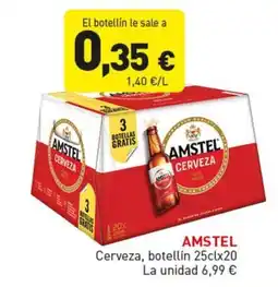 Hiperber AMSTEL Cerveza, botellín oferta