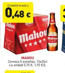 Hiperber MAHOU Cerveza 5 estrellas oferta