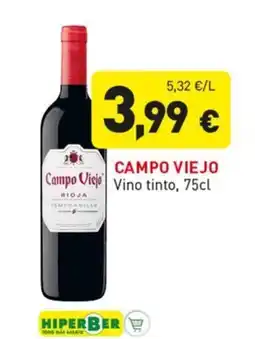 Hiperber CAMPO VIEJO Vino tinto oferta