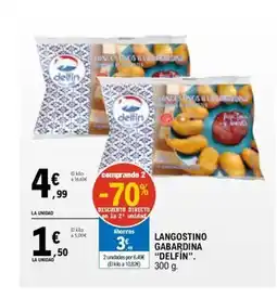 E.Leclerc DELFÍN Langostino gabardina oferta