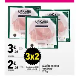 E.Leclerc URKABE Jamón cocido oferta