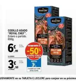 E.Leclerc ROYAL CHEF Codillo asado oferta