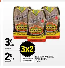 E.Leclerc POLIFER Lenteja pardina oferta
