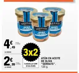 E.Leclerc SERRATS Atún en aceite de oliva oferta