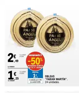 E.Leclerc FABIAN MARTÍN Obleas oferta