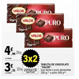 E.Leclerc VALOR Tableta de chocolate oferta