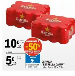 E.Leclerc ESTRELLA DAMM Cerveza oferta