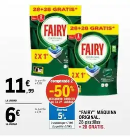 E.Leclerc FAIRY Máquina original. oferta