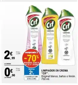 E.Leclerc CIF Limpiador en crema oferta