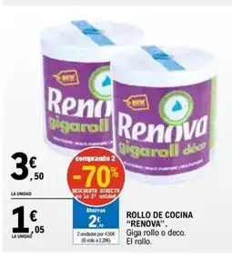 E.Leclerc RENOVA Rollo de cocina oferta