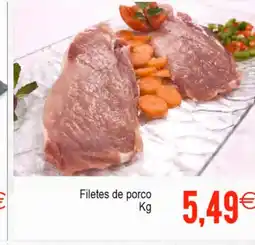 Plenus Supermercados Filetes de porco oferta
