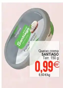 Plenus Supermercados SANTIAGO Queixo crema oferta