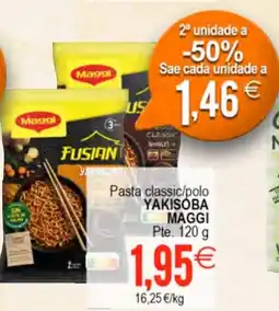 Plenus Supermercados YAKISOBA MAGGI Pasta classic/polo oferta