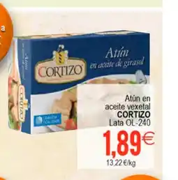 Plenus Supermercados CORTIZO Atún en vexetal oferta