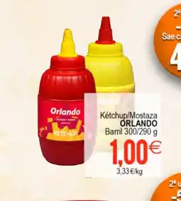 Plenus Supermercados ORLANDO Ketchup/Mostaza oferta