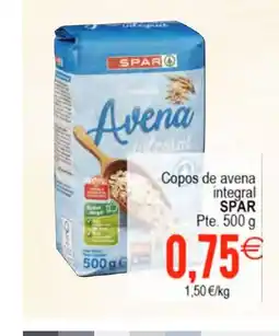 Plenus Supermercados SPAR Copos de avena integral oferta