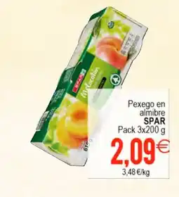 Plenus Supermercados SPAR Pexego en almibre oferta