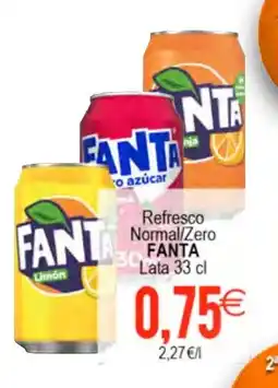 Plenus Supermercados FANTA Refresco Normal/Zero oferta