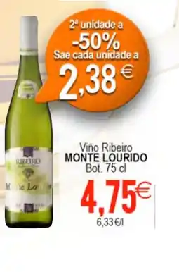 Plenus Supermercados MONTE LOURIDO Viño Ribeiro oferta