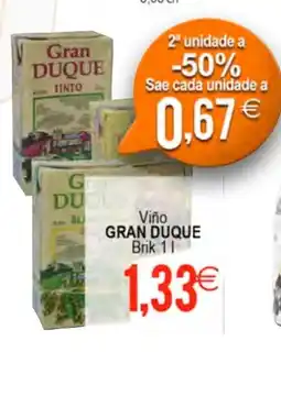 Plenus Supermercados GRAN DUQUE Viño oferta
