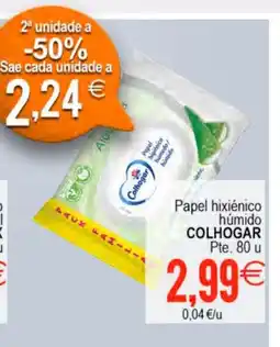 Plenus Supermercados COLHOGAR Papel hixiénico húmido oferta