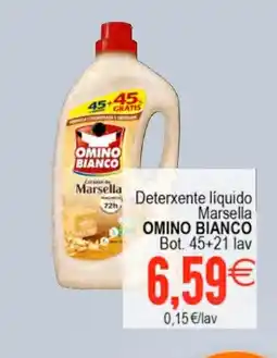 Plenus Supermercados OMINO BIANCO Deterxente líquido Marsella oferta