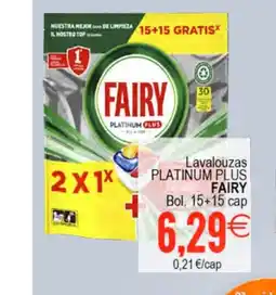 Plenus Supermercados FAIRY Lavalouzas oferta