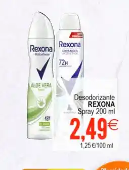 Plenus Supermercados REXONA Desodorizante oferta