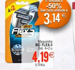 Plenus Supermercados BIC FLEX-3 Maquiniña oferta