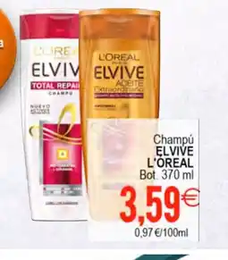 Plenus Supermercados ELVIVE L'OREAL Champú oferta
