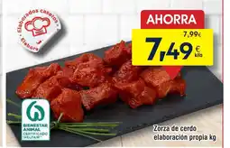 FROIZ Zorza de cerdo elaboración propia oferta